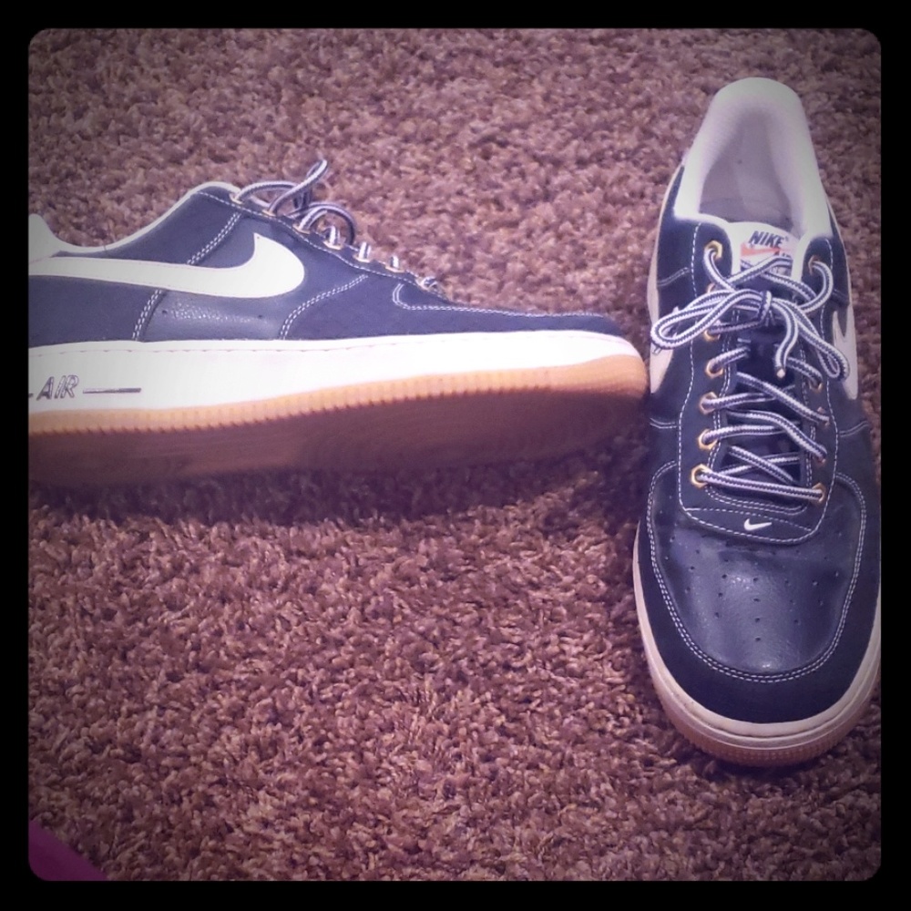 Navy & cream Air Force 1